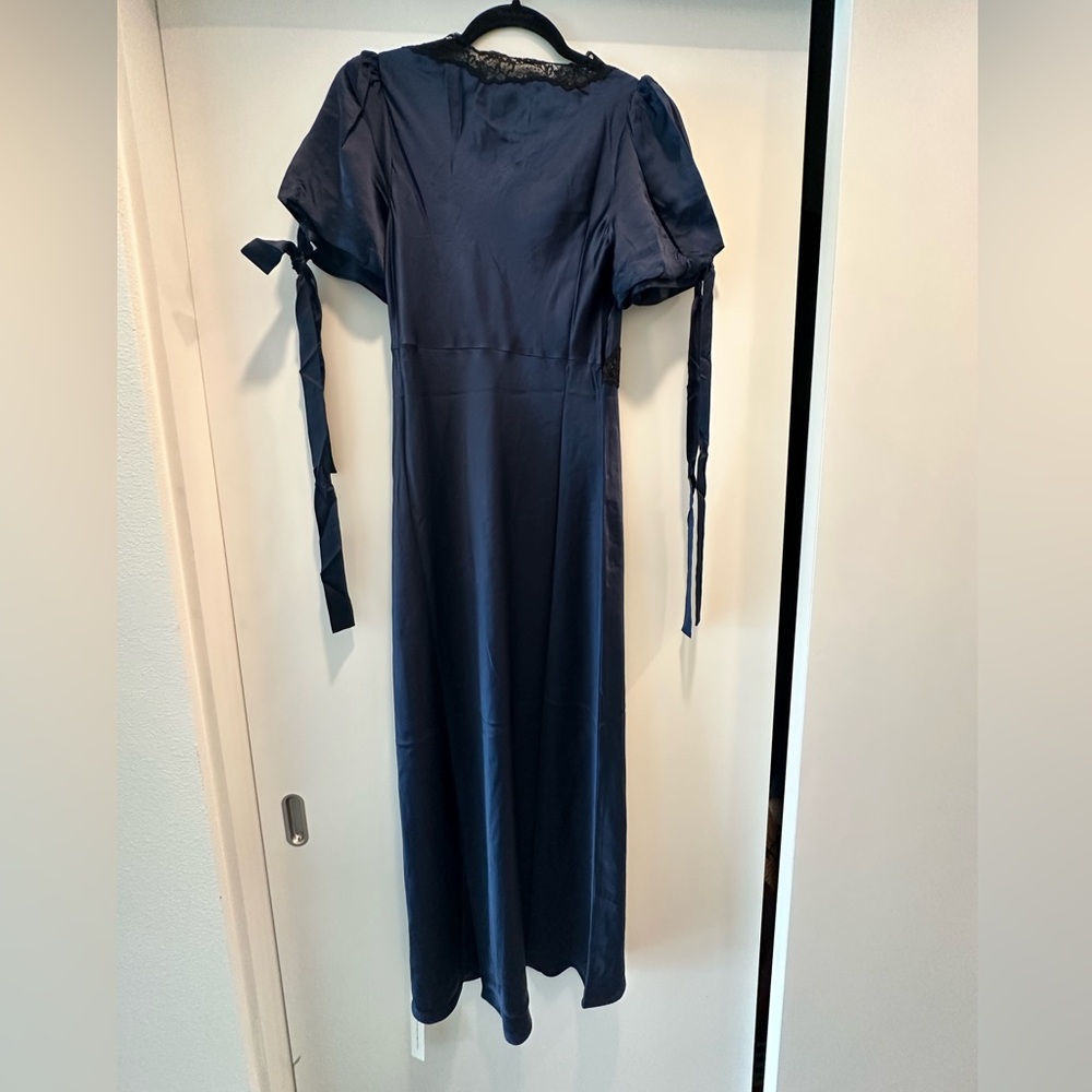 Reformation x Kacey Musgraves Stella Silk Dress Size 2 - Picture 6 of 6
